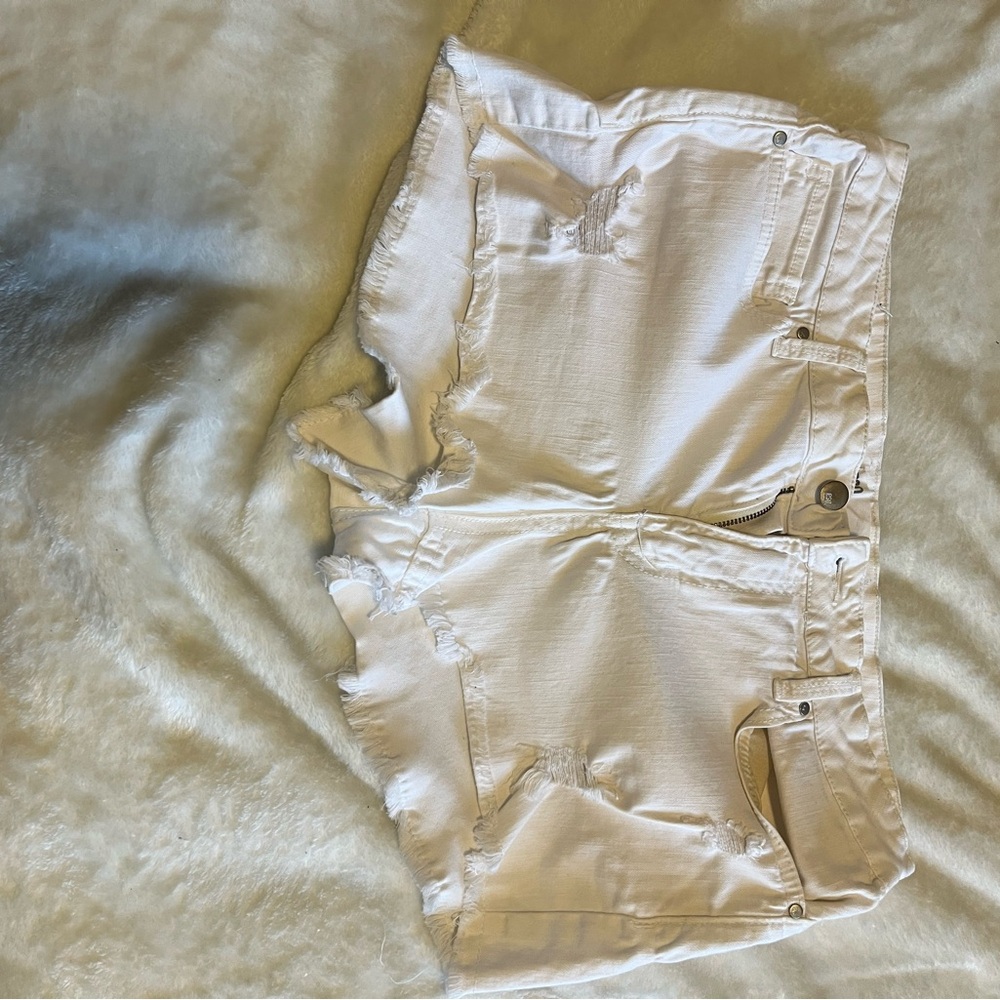 RSQ White Jean Shorts Casual Style